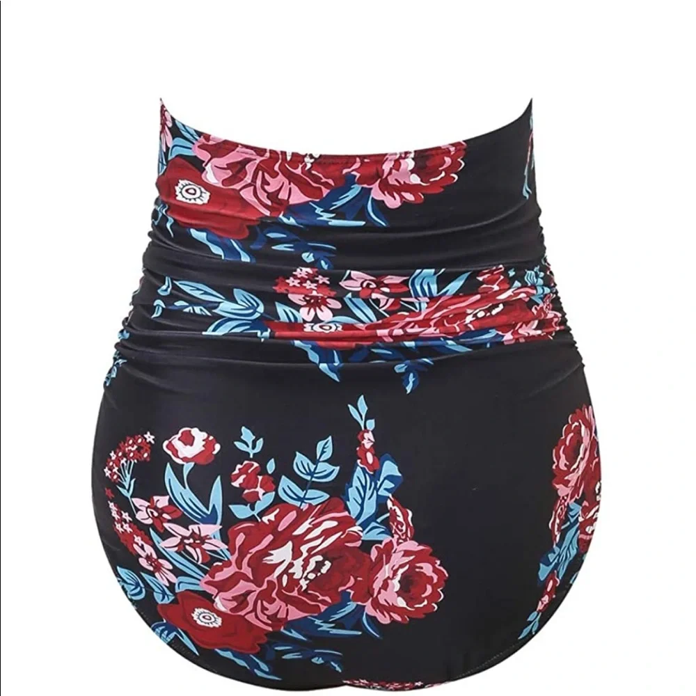 Women’s one piece floral swimsuit